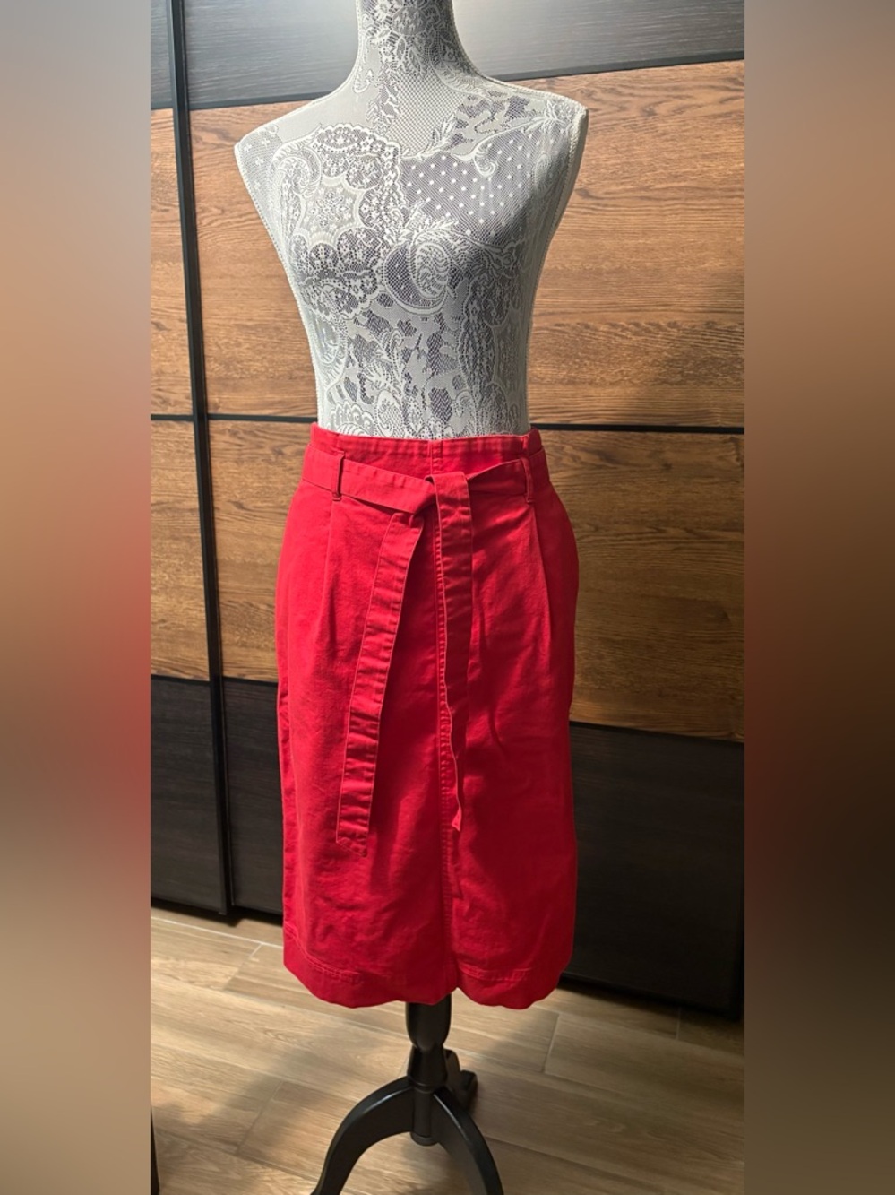 Uniqlo Red Pencil Skirt